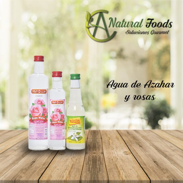 agua de azahar y rosas