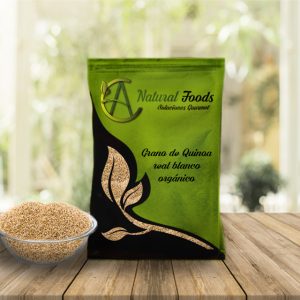 grano de quinoa real blanca orgánica