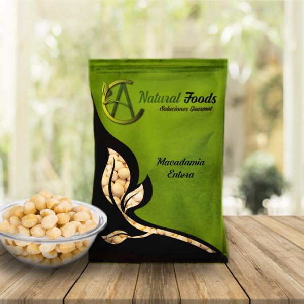 macadamias en mitades